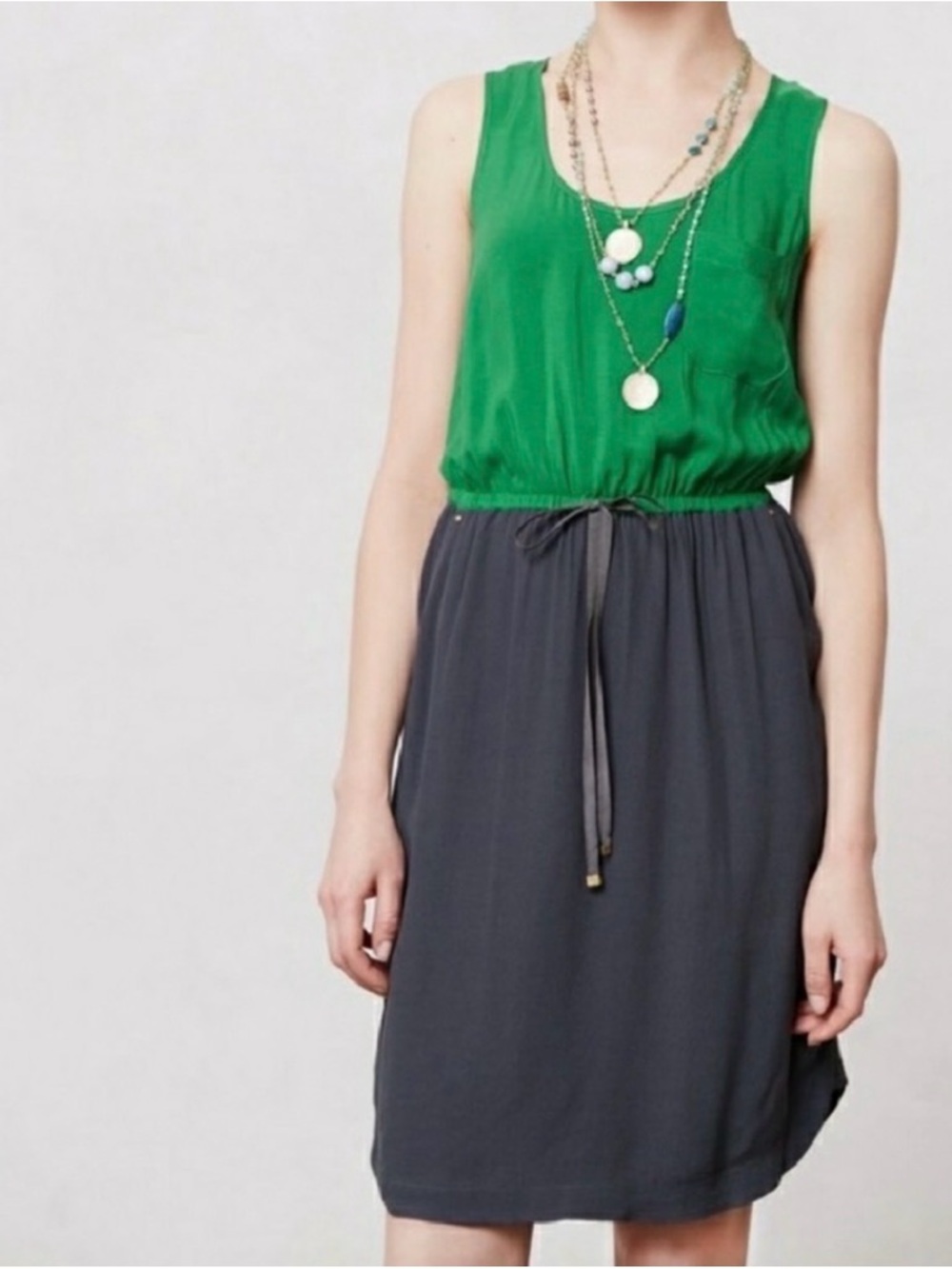Anthropologie // EDME & ESYLLTE Navy Blue Sleeveless Mini Dress